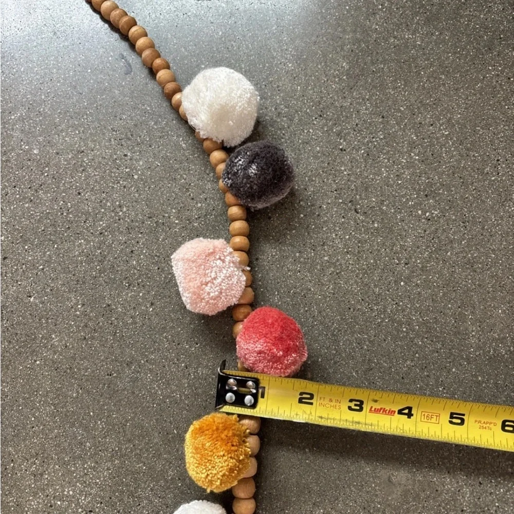 Colorful Pom Pom Necklace